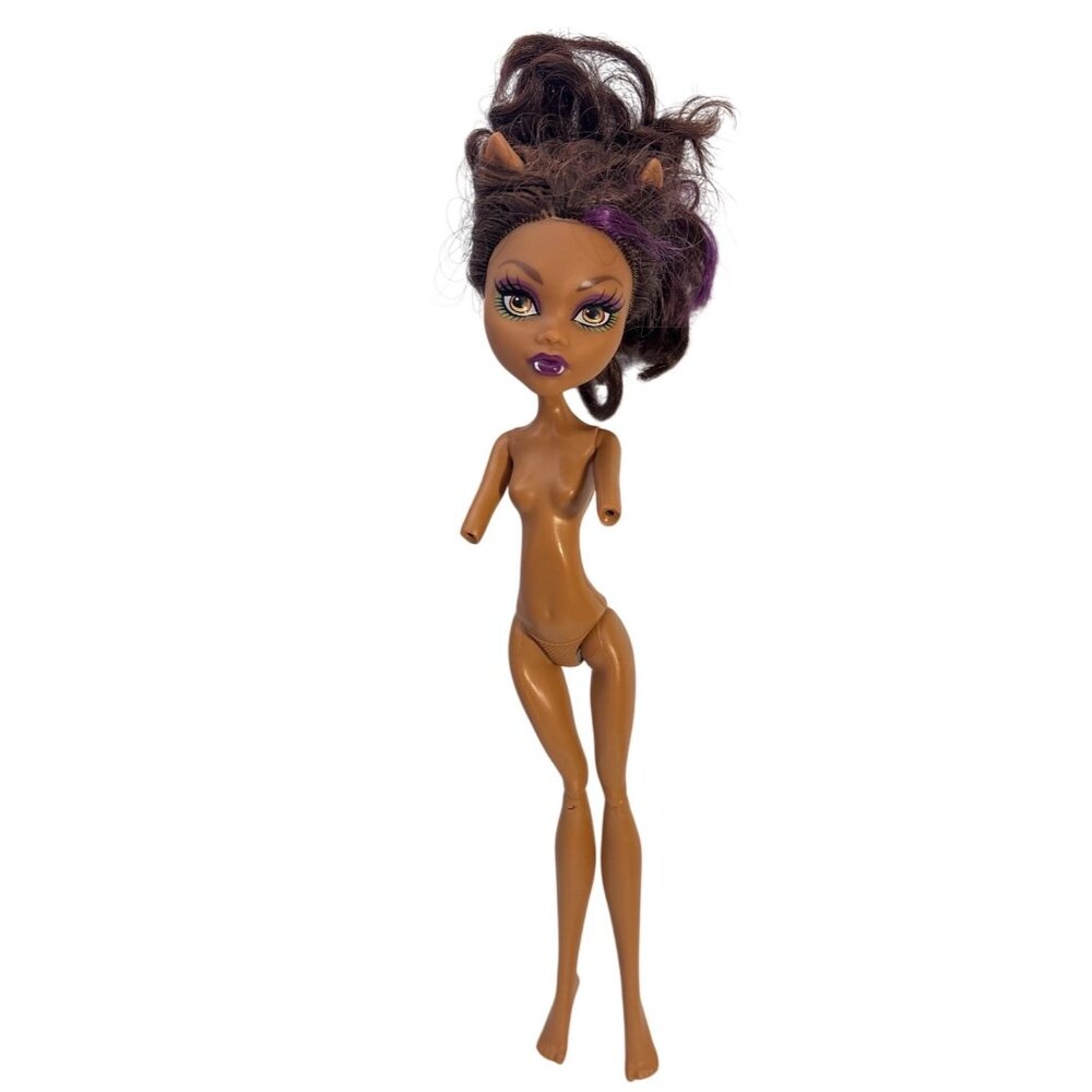 Monster High Clawdeen Wolf Doll 2008 Mattel Nude Freaky Field Trip No Arm Hands